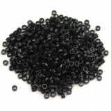 MICRO-kroužky, černá 200 ks